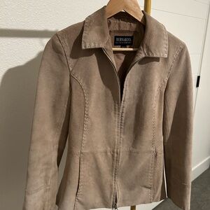 Bernardo Cream Teddy Jacket